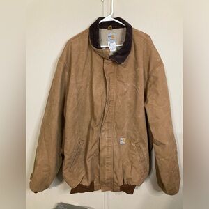 Carhartt Brown Detroit Jacket FR Men's Flame Resistant Work Coat Size 3XLT